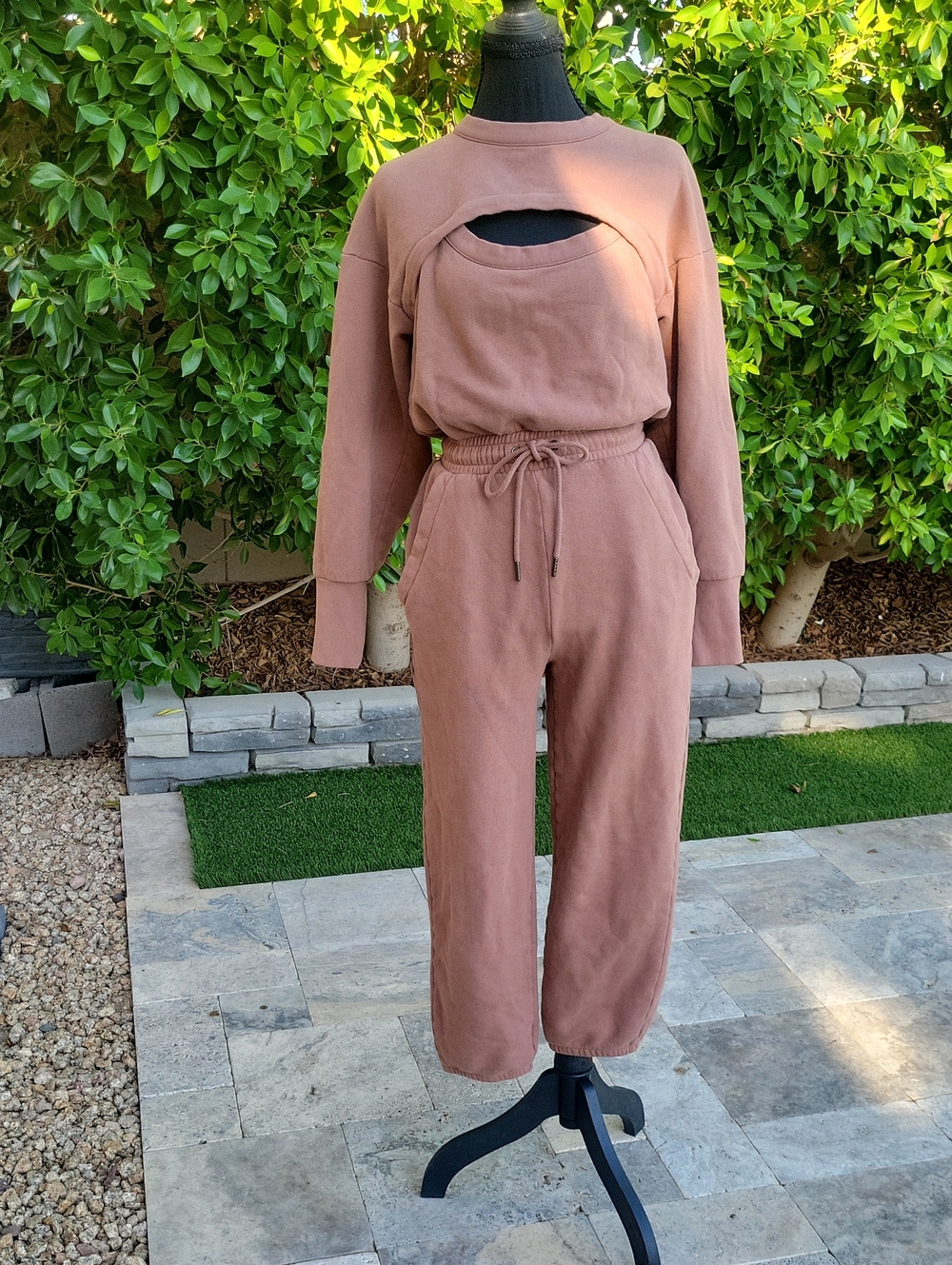 Citizens Of Humanity Franki Fleece Jumpsuit Butterscotch XS